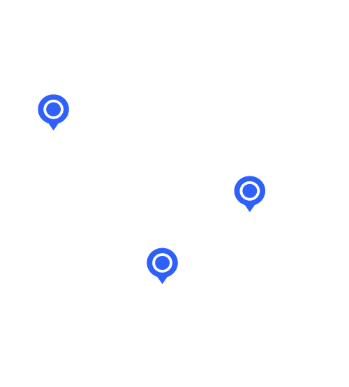 Carte des bureaux et installations Vega | © Vega France