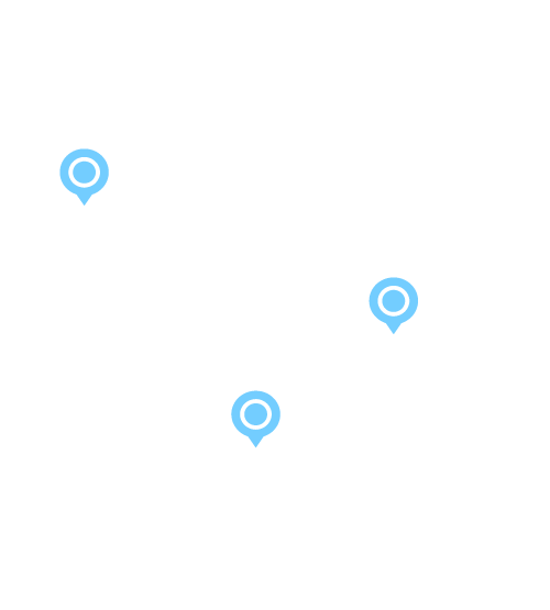 Carte des bureaux et installations Vega | © Vega France